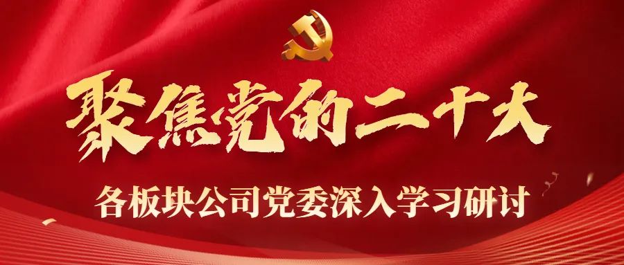 聚焦二十大 | 中国建材股份掀起学习宣传贯彻党的二十大精神的热潮